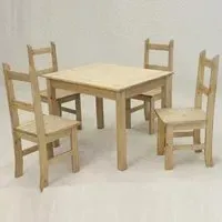 Cariad Dining Table with 4 Chairs - Oak