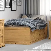 Caribou Single Cabin Bed with 3 Drawers - Oak