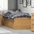 Caribou Single Cabin Bed with 3 Drawers - Oak