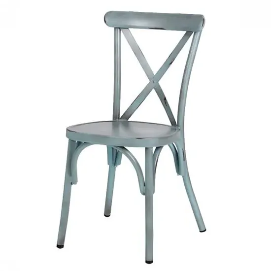 Carillo Outdoor Side Chair - Blue, Aluminium image