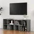 Carillo TV Stand with Shelves - Grey, Engineered Wood