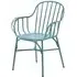Carla Outdoor Aluminium Arm Chair - Light Blue