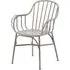 Carla Outdoor Aluminium Arm Chair - White
