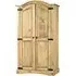 Carlen 2-Door Wardrobe - Distressed Oak