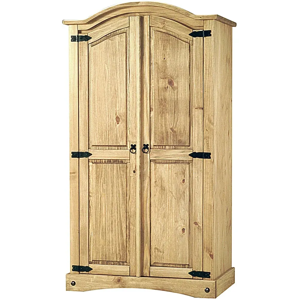 Carlen 2-Door Wardrobe - Distressed Oak image