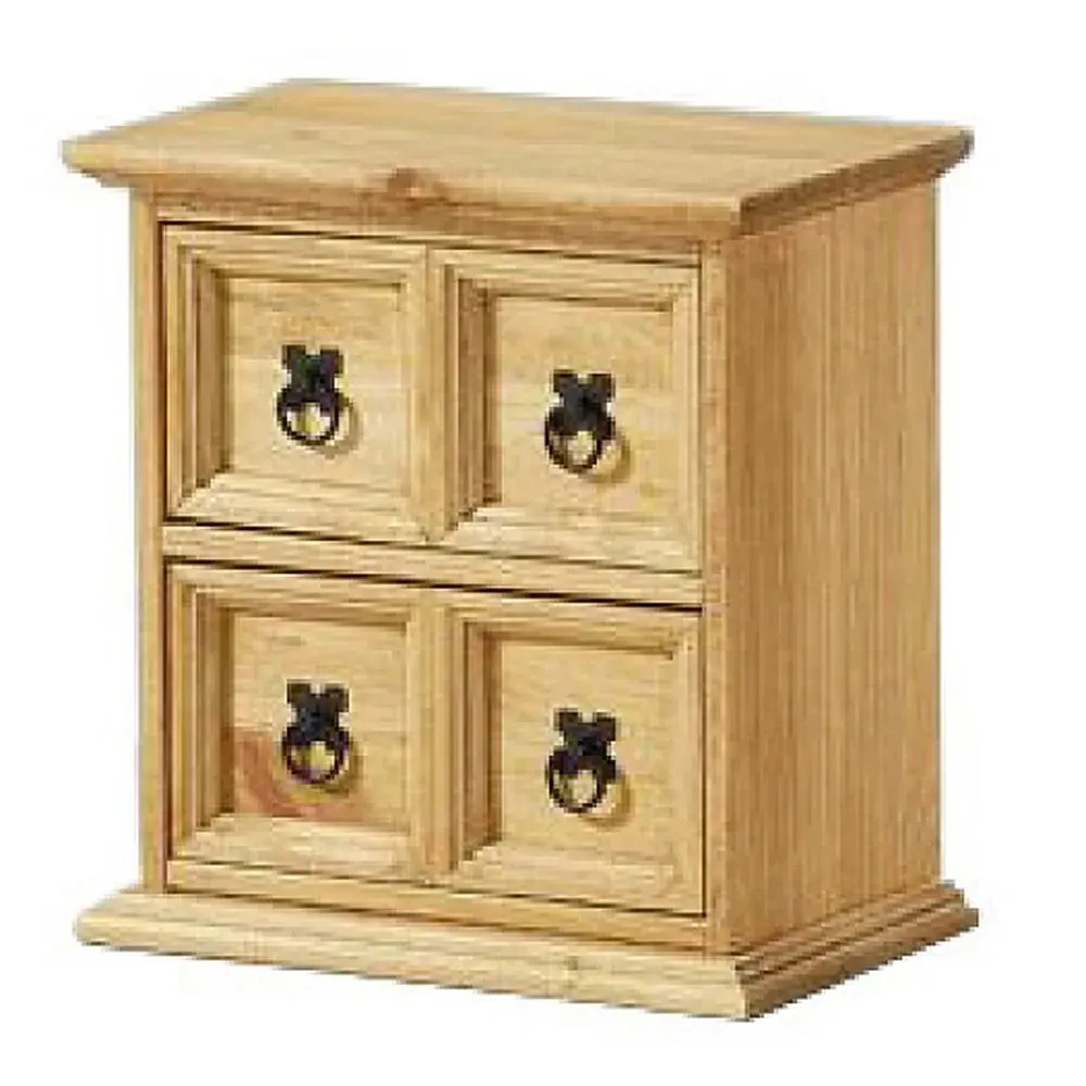 Carlen 4-Drawer Storage Cabinet - Distressed Oak image