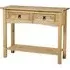 Carlen Console Table with 2 Drawers - Light Pine