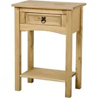 Carlen Console Table with Drawer - Light Pine