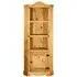 Carlen Corner Bookcase with 1 Door - Distressed Oak