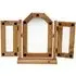 Carlen Triple Vanity Mirror - Distressed Oak