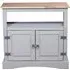 Carlen TV Stand with 2 Doors - Grey, Oak