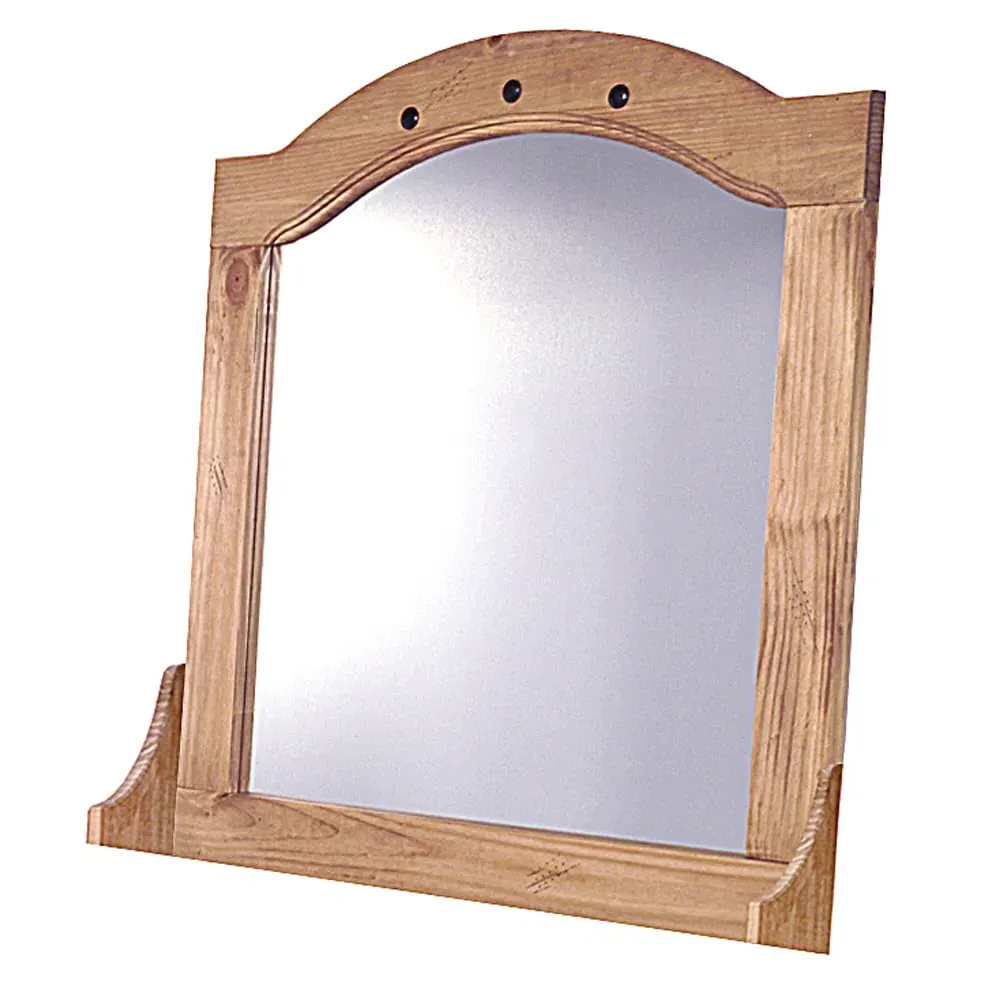 Carlen Vanity Mirror - Distressed Oak