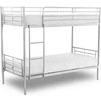 Carlijn Metal Bunk Bed - Silver