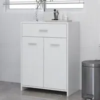 Carlton Bathroom Cabinet with 2 Doors 1 Drawer - White