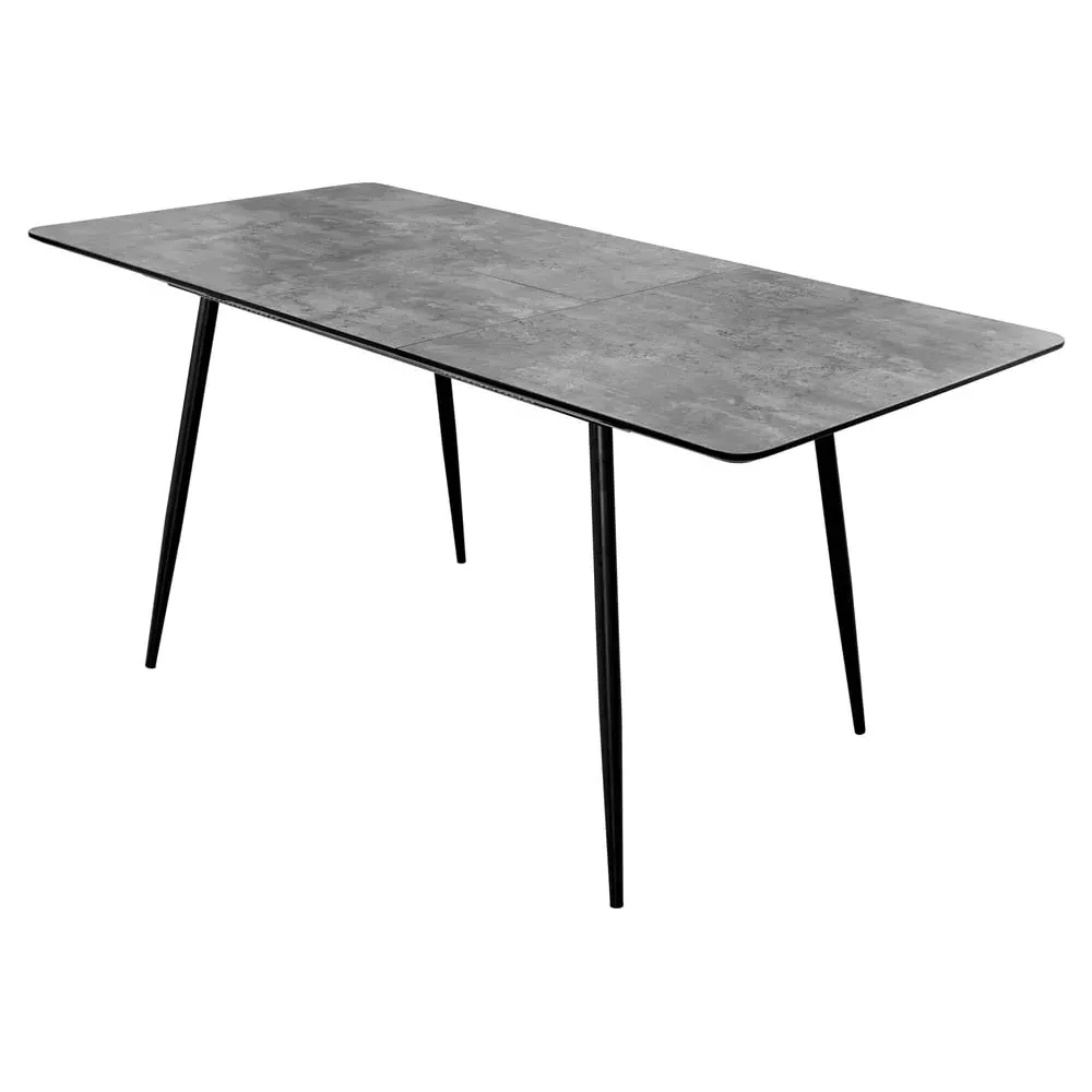 Carlton Extendable Dining Table - Concrete Grey, MDF