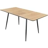 Carlton Extendable Dining Table - Natural, MDF