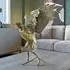 Carlton Iron Eagle Sculpture - Rustic Gold