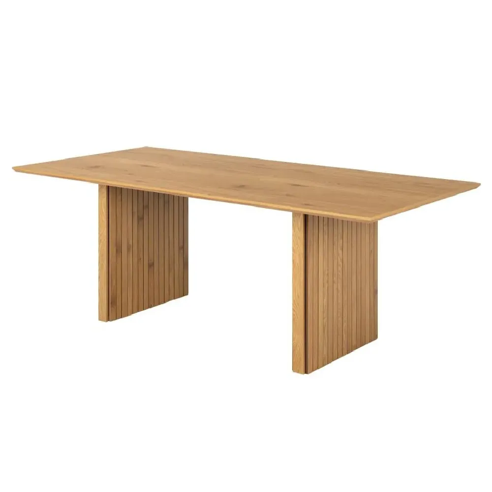 Carlton Rectangular Dining Table - Matt Oak