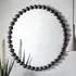 Carmel Round Wall Mirror - Black