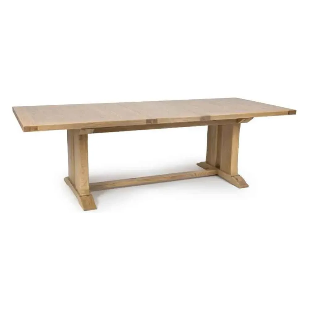 Carnara Extendable Dining Table - Oak, Wood product