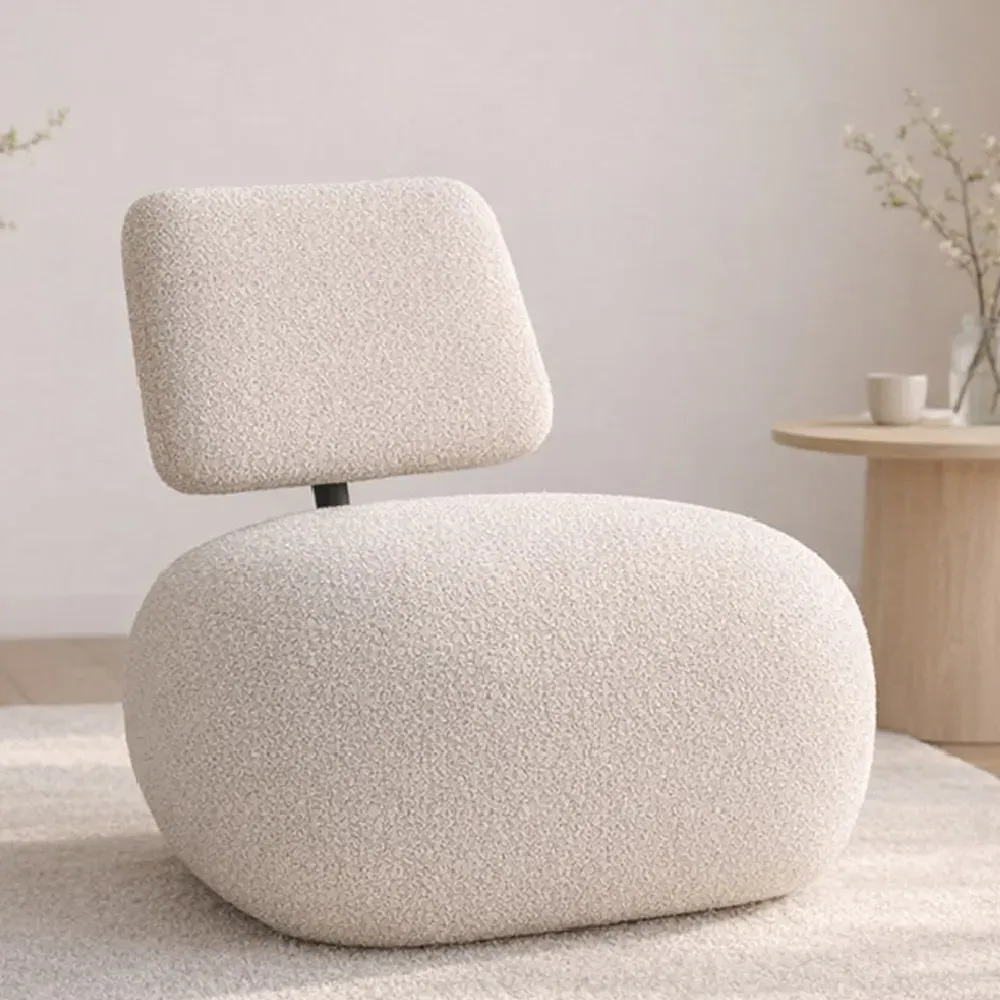 Carnation Accent Chair - Beige, Polyester product