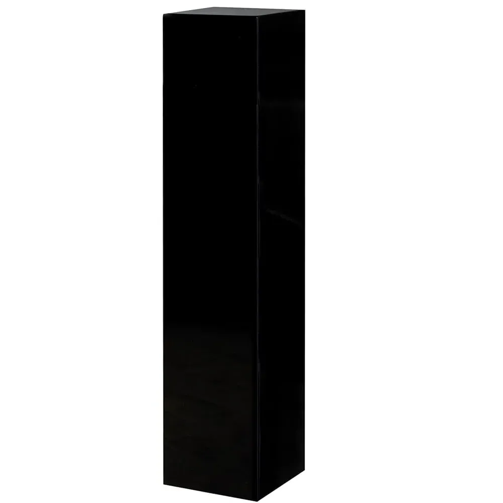 Carolina Large Decorative Pillar - Black, Fiberglass