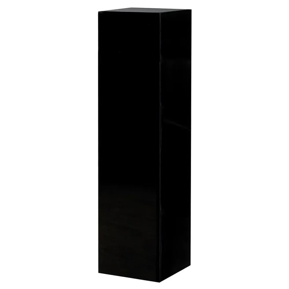 Carolina Medium Decorative Pillar - Black, Fiberglass