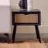 Carolina Side Table with Drawer - Black, Oak
