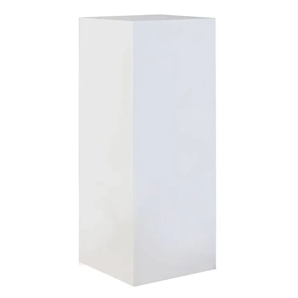 Carolina Small Decorative Pillar - White, Fiberglass