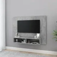 Caron Wall Entertainment Unit - Concrete Effect