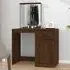 Carpi Dressing Table with Mirror - Brown, Engineered Wood