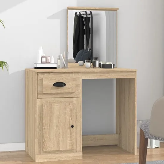 Carpi Dressing Table with Mirror - Engineered Wood
