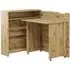 Carson 90cm Left Convertible Laptop Desk - Artisan Oak