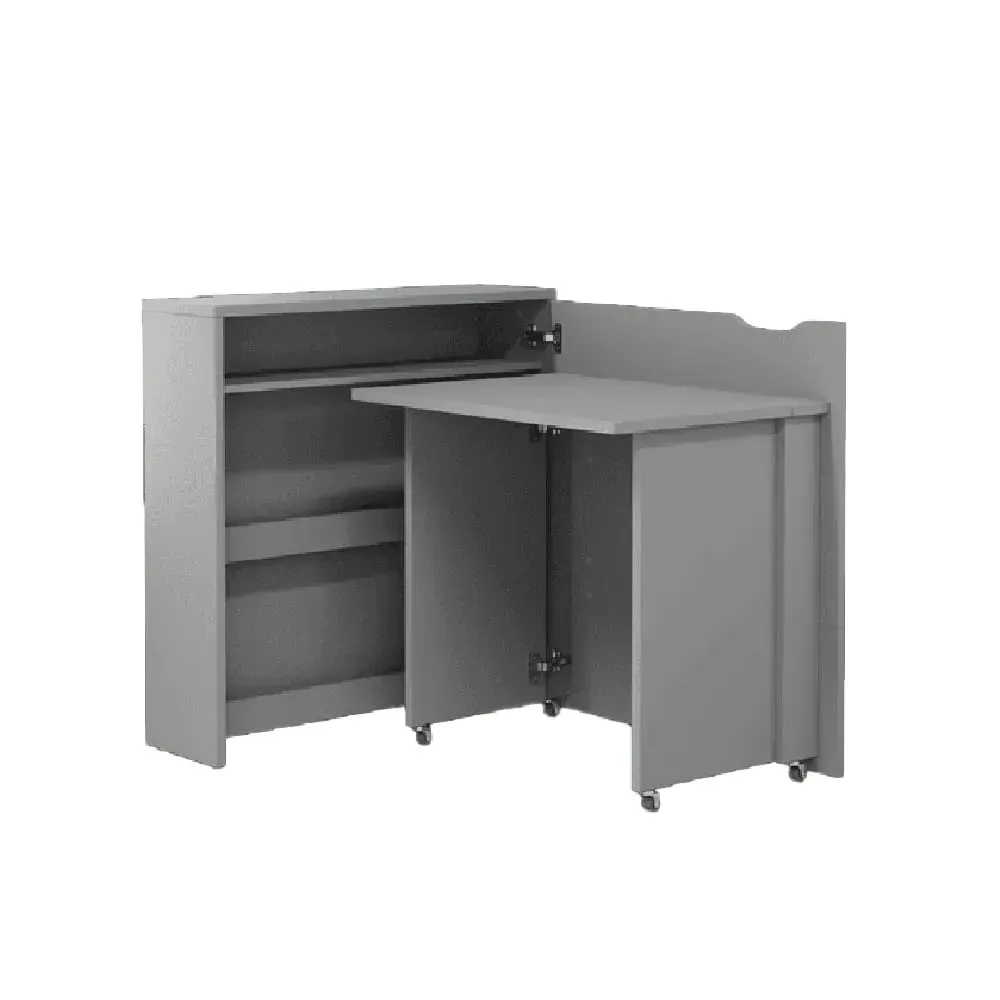 Carson 90cm Left Convertible Laptop Desk - Grey