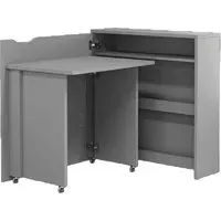 Carson 90cm Right Convertible Laptop Desk - Grey