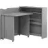 Carson 90cm Right Convertible Laptop Desk - Grey