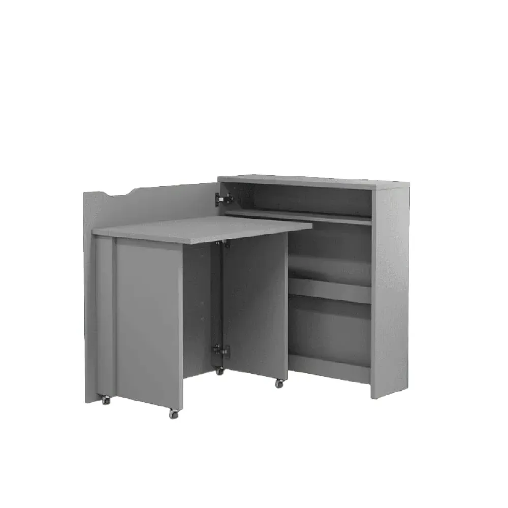 Carson 90cm Right Convertible Laptop Desk - Grey