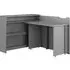 Carson Left Convertible Laptop Desk - Grey