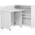 Carson Right Convertible Laptop Desk - White