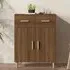 Cartier Sideboard with 2 Doors 2 Drawers - Brown Oak, Engineered Wood