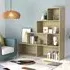 Carus 6-Shelf Bookcase - Sonoma Oak, Engineered Wood