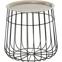 Casa Round Side Table - Silver, Iron