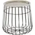 Casa Round Side Table - Silver, Iron