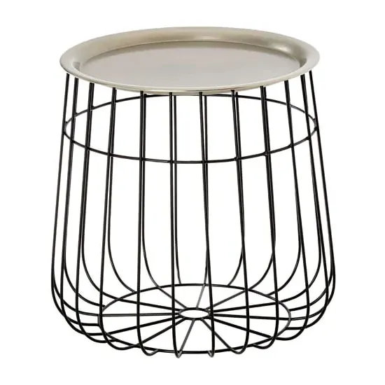 Casa Round Side Table - Silver, Iron image