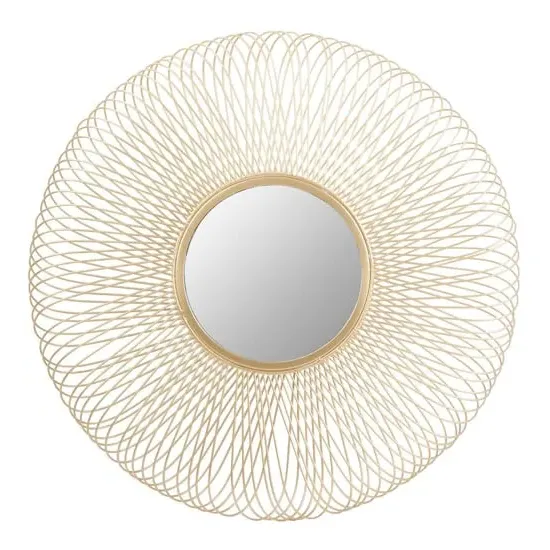 Casa Round Wall Mirror - Gold image