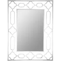 Cascade Wall Mirror - Silver, Iron