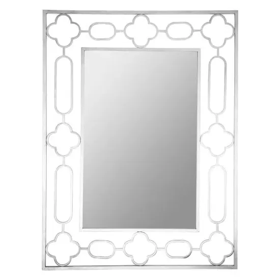 Cascade Wall Mirror - Silver, Iron image