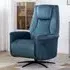 Casey Electric Recliner Chair - Blue, Fabric