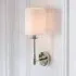Casper Cylinder Wall Light - Bright Nickel