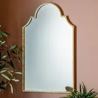 Casper Portrait Wall Mirror - Gold, Iron